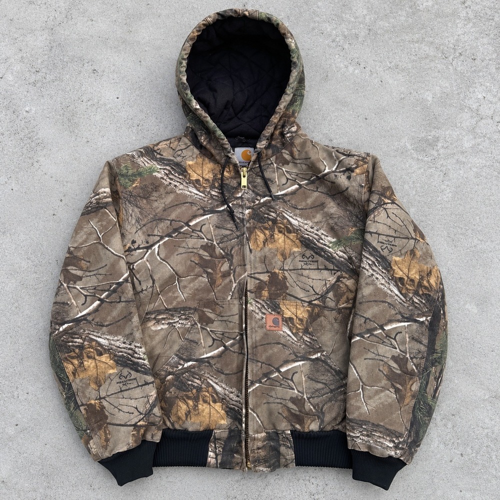 Carhartt J221 Realtree Xtra Camo Active Jacket Mens Medium USA Made Duck Canvas